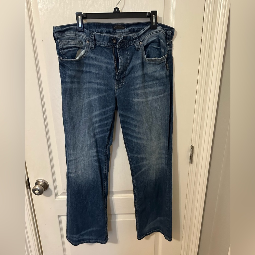 Men’s Silver Jeans
